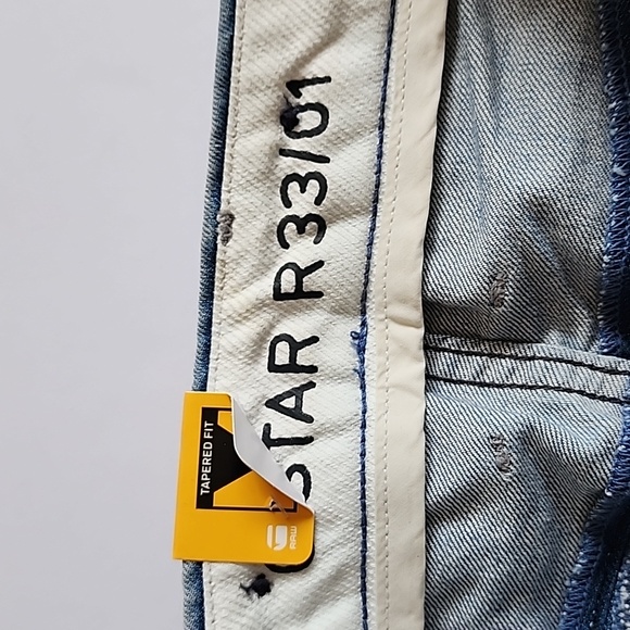 G-STAR RAW Lock Tapered Fit Custom Aged Low Rise Jeans - Picture 6 of 14